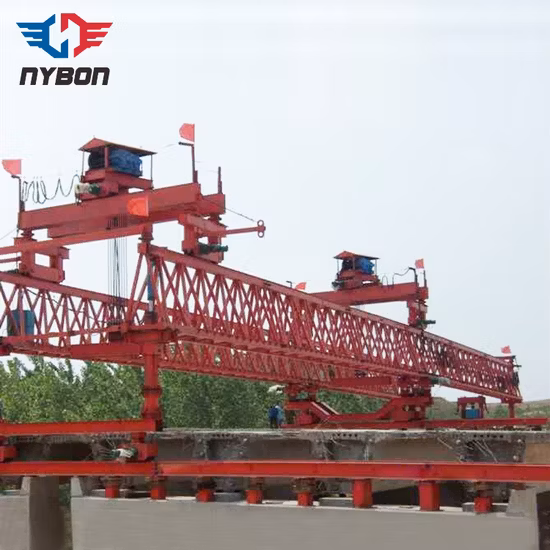 Кран для строительства моста в воздухе или над рекой